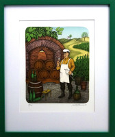  Iva Hüttnerová - U vinaře - grafika 